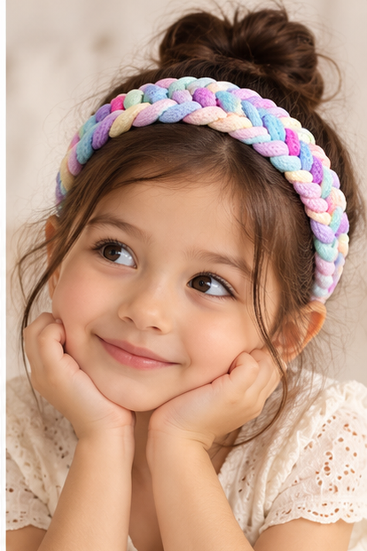 Pastel Braided Hairband view 2